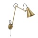 Searchlight-7403PB - Swing Arm - Brass Swing Wall Lamp