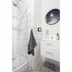 Chaplin - LED Matt Black & White Acrylic Wall Lamp