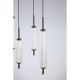 Searchlight-76210-7CL - Cattail - Latte 11 Light LED over Island Fitting with Clear Bubble Glass