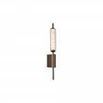 Cattail - Latte LED Wall Lamp with Clear Bubble Glass