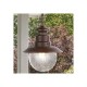 Outdoor - Station - Outdoor Clear Glass & Rustic Brown Pendant Searchlight-7653RU - Station - Outdoor Clear Glass & Rustic Brown Pendant