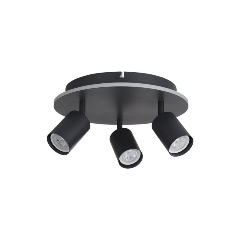 Searchlight-77230-3BK - San Diego - Matt Black LED 3 Spotlights