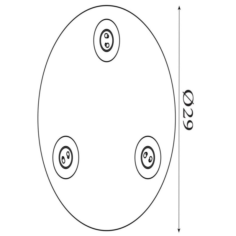 Searchlight-77230-3BK - San Diego - Matt Black LED 3 Spotlights