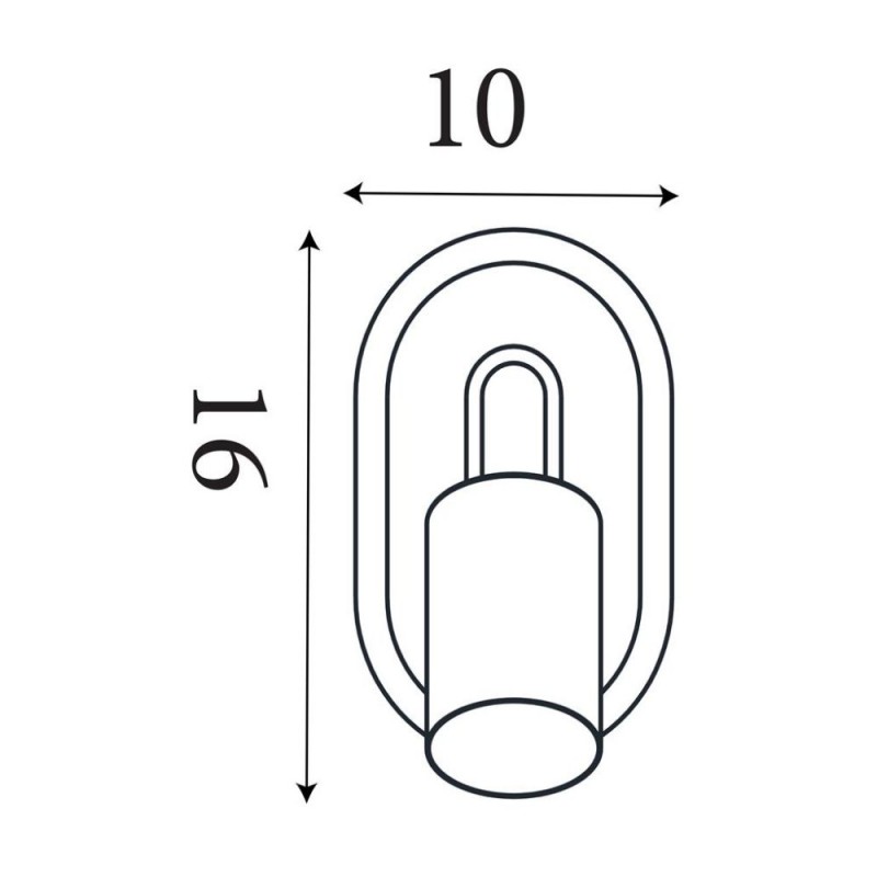 Searchlight-77230BK - San Diego - Matt Black LED Spotlight