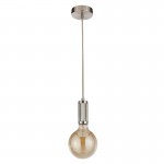 Suspension - Knurled Satin Silver Suspension E27 Suspension - Knurled Satin Silver Suspension E27