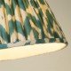 Searchlight-78641GR - Eloise - Shade Only - 35 cm Green & Beige Shade
