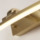 Searchlight-79822-50SB - Santorini - Satin Brass & Polished Brass LED Picture Light
