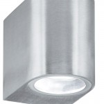 Eiffel - Outdoor Satin Silver Wall Lamp