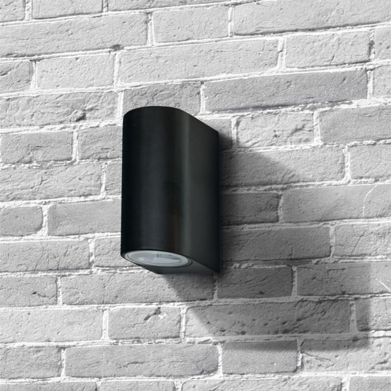- Eiffel - Outdoor Black Up&Down Wall Lamp Searchlight-8008-2BK-LED - Eiffel - Outdoor Black Up&Down Wall Lamp