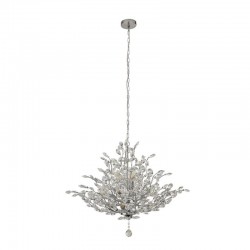 Bouquet - Chrome 11 Light Centre Fitting with Crystal Bouquet - Chrome 11 Light Centre Fitting with Crystal