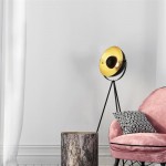 Blink - Matt Black & Gold Tripod Floor Lamp Blink - Matt Black & Gold Tripod Floor Lamp