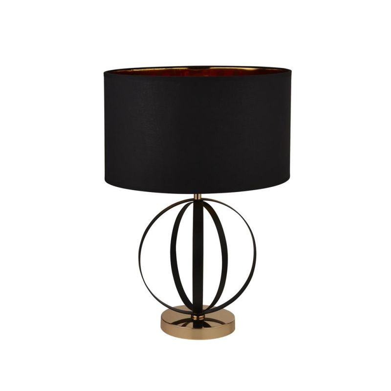 Searchlight-8072BGO - Hazel - Black & Gold Table Lamp