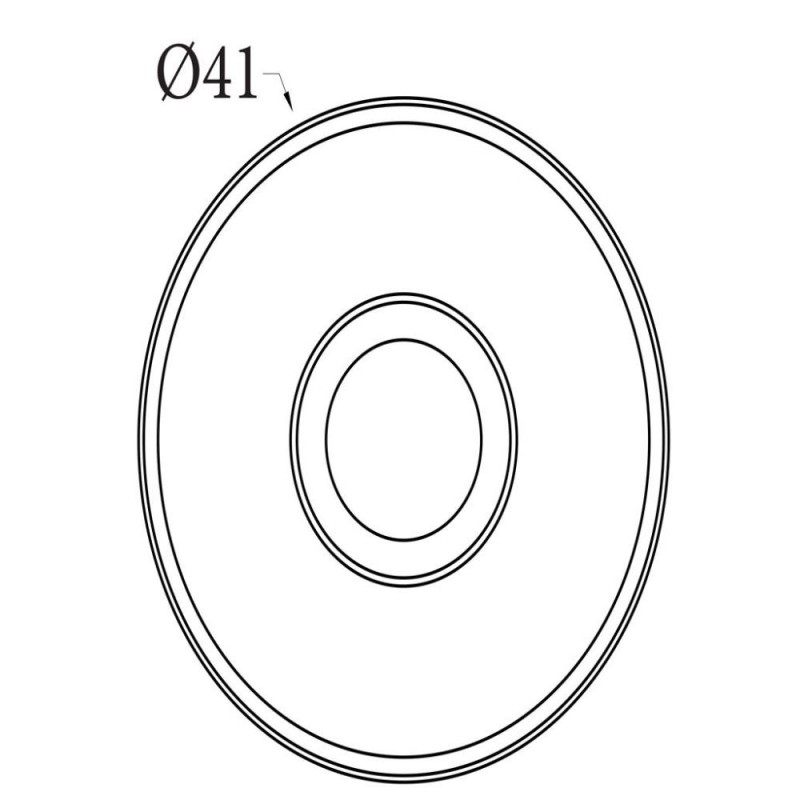 Searchlight-80780-46BK - Lumadisc - Matt Black LED Flush with Grey Leatherette Reflector