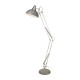 Searchlight-8082GY - Goliath - Chrome & Grey Floor Lamp