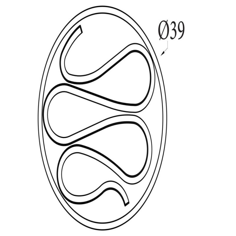 Searchlight-81100-39BK - Zendisc - Matt Black LED Flush with Beige Fabric Diffuser