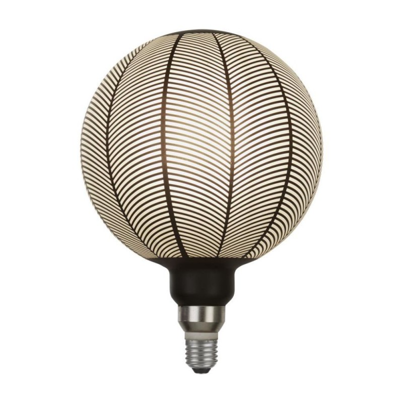 Searchlight-81200BK - Searchlight - E27 Dimmable Black Pattern Big Globe Bulb 4W - 100 lm