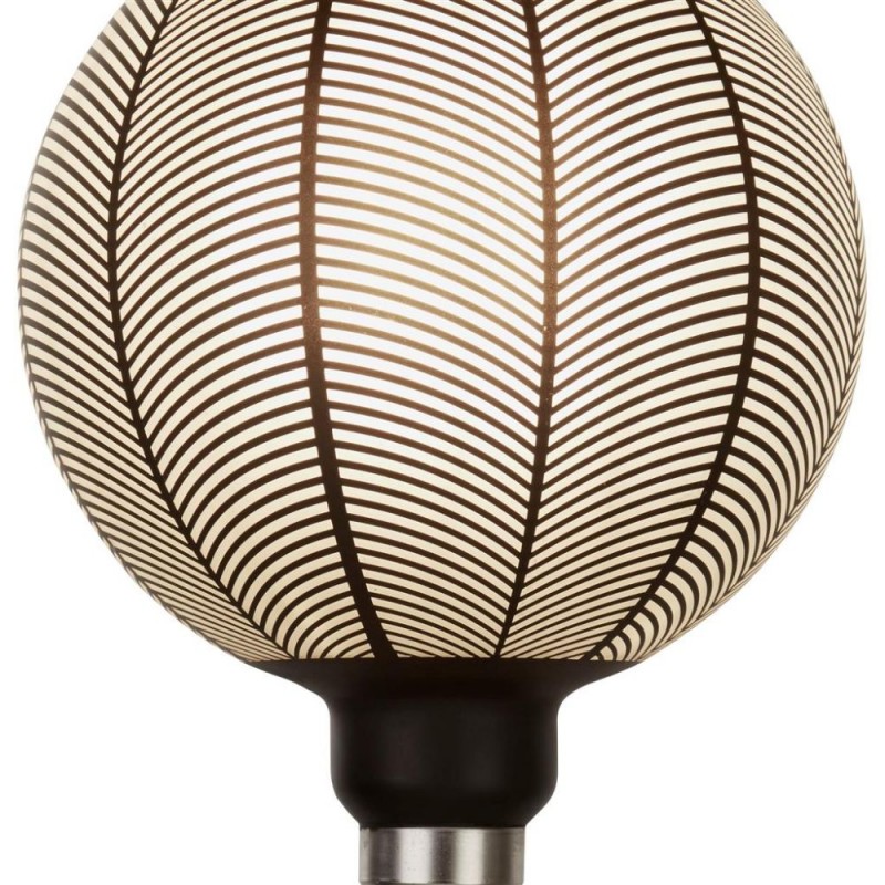 Searchlight-81200BK - Searchlight - E27 Dimmable Black Pattern Big Globe Bulb 4W - 100 lm