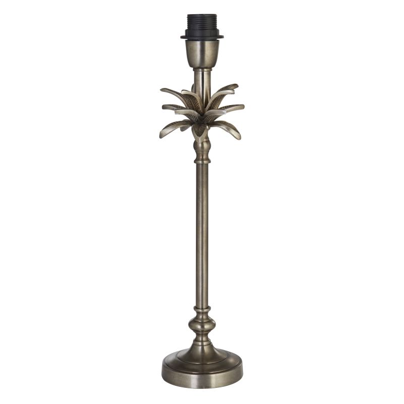 Searchlight-81210AN - Palm - Base Only - Antique Nickel Table Lamp