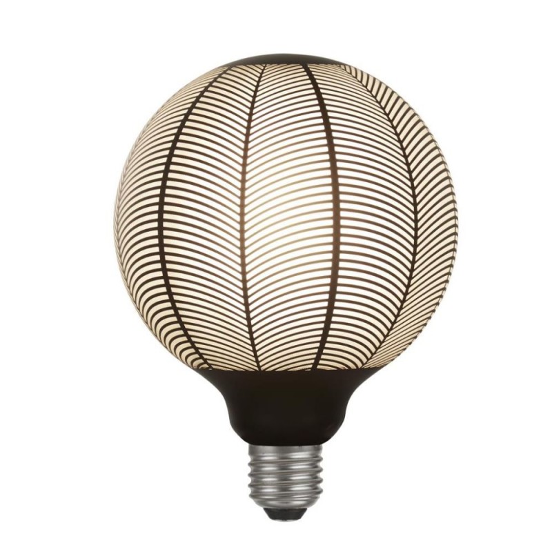 Searchlight-81250BK - Searchlight - E27 Dimmable Black Pattern Small Globe Bulb 4W - 100 lm