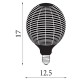 Searchlight-81250BK - Searchlight - E27 Dimmable Black Pattern Small Globe Bulb 4W - 100 lm