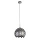 Ceiling Lights - Artichoke - Silver Metal 1 Light Hanging Pendant Searchlight-8190SI - Artichoke - Silver Metal 1 Light Hanging Pendant