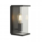 Bakerloo - Clear & Dark Grey Lantern Wall Lamp Bakerloo - Clear & Dark Grey Lantern Wall Lamp