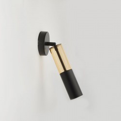 Merrygold - Black & Amber Wall Lamp Merrygold - Black & Amber Wall Lamp