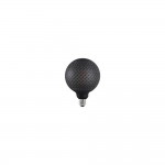 Searchlight - E27 Dimmable Black Pattern Globe Bulb 4W - 100 lm