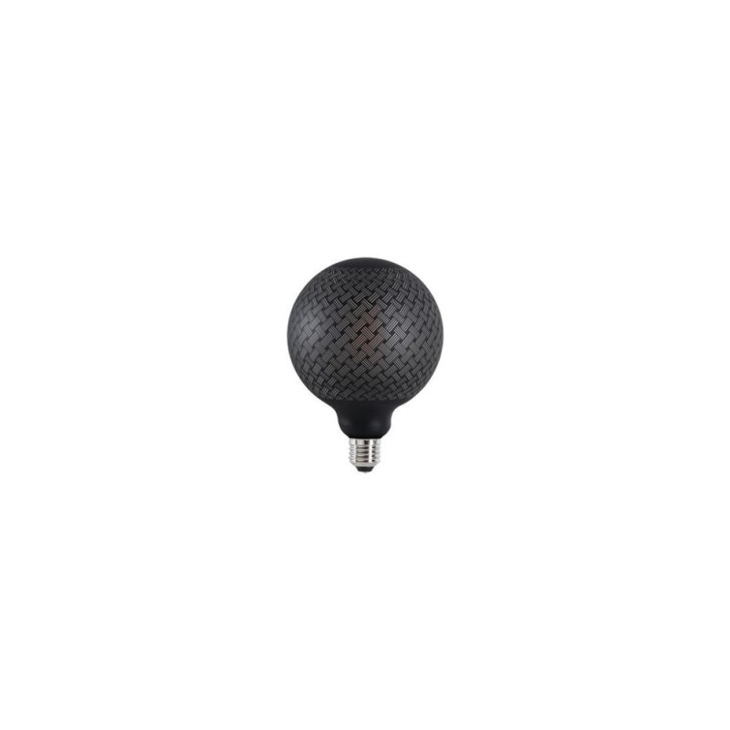 Searchlight-82230BK - Searchlight - E27 Dimmable Black Pattern Globe Bulb 4W - 100 lm