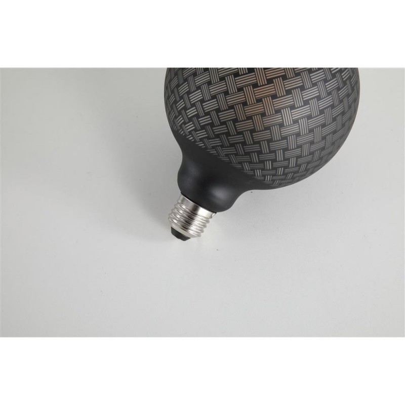 Searchlight-82230BK - Searchlight - E27 Dimmable Black Pattern Globe Bulb 4W - 100 lm