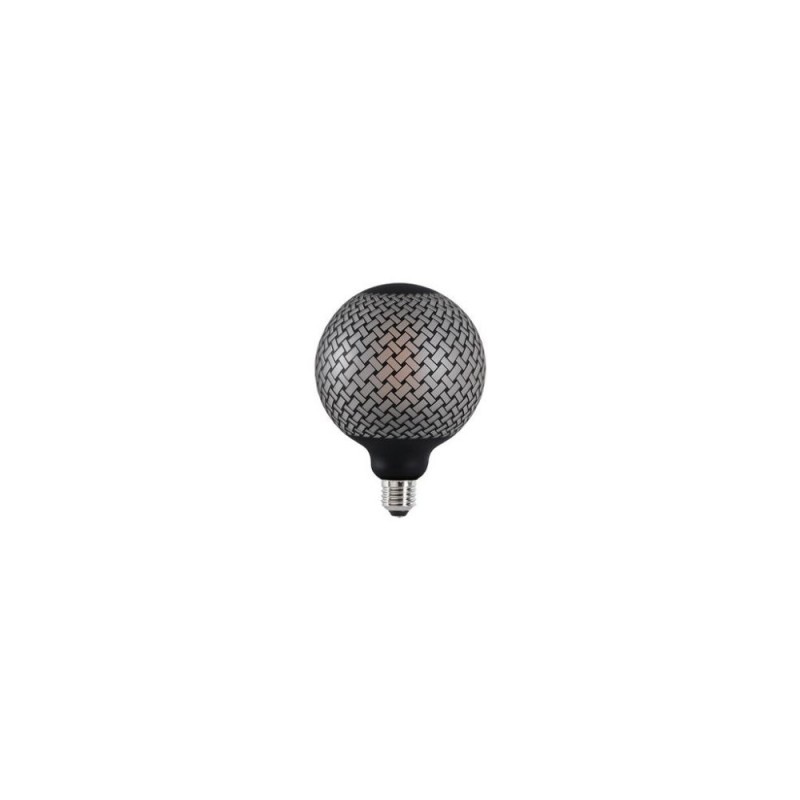 Searchlight-82240BK - Searchlight - E27 Dimmable Black Pattern Globe Bulb 4W - 180 lm