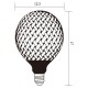 Searchlight-82240BK - Searchlight - E27 Dimmable Black Pattern Globe Bulb 4W - 180 lm