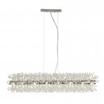 Sunburst - Chrome 16 Light over Island Fitting with Crystal Sunburst - Chrome 16 Light over Island Fitting with Crystal