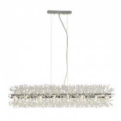 Sunburst - Chrome 16 Light over Island Fitting with Crystal Sunburst - Chrome 16 Light over Island Fitting with Crystal