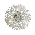 Sunburst - Chrome 3 Light Wall Lamp with Crystal Sunburst - Chrome 3 Light Wall Lamp with Crystal