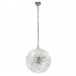 Sunburst - Chrome 7 Light Pendant with Crystal Sunburst - Chrome 7 Light Pendant with Crystal