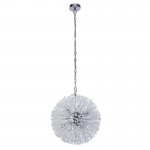 Sunburst - Chrome 7 Light Pendant with Crystal Sunburst - Chrome 7 Light Pendant with Crystal
