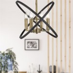 Hoopla - Brown & Bronze 4 Light Semi Flush Hoopla - Brown & Bronze 4 Light Semi Flush