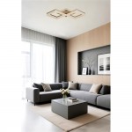 Fence - Gold LED Flush