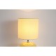 Searchlight-85474YL - Fete - Yellow Glass Table Lamp with Yellow Linen Shade