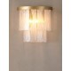 Searchlight-86271-2GO - Formalux - Painted Gold 2 Light Wall Lamp with White Glass