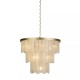 Searchlight-86275-10GO - Formalux - Painted Gold 10 Light Chandelier with White Glass