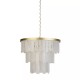 Searchlight-86275-10GO - Formalux - Painted Gold 10 Light Chandelier with White Glass