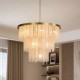 Searchlight-86275-10GO - Formalux - Painted Gold 10 Light Chandelier with White Glass