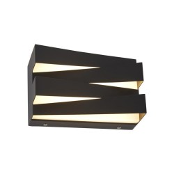 Section - Sand Black LED Wall Lamp