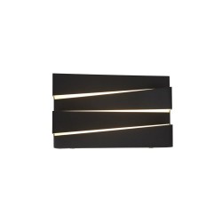 Section - Sand Black LED Wall Lamp