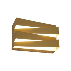 Section - Satin Brass LED Wall Lamp