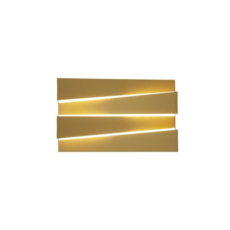 Searchlight-86410GO - Section - Satin Brass LED Wall Lamp
