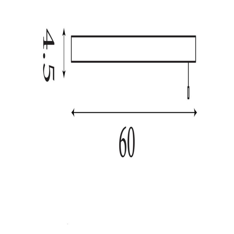 Searchlight-86432-60 - Venti - Polished Chrome LED Wall Lamp with Frosted Diffuser