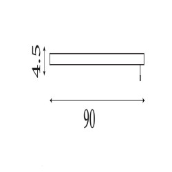 Venti - Polished Chrome LED Wall Lamp with Frosted Diffuser